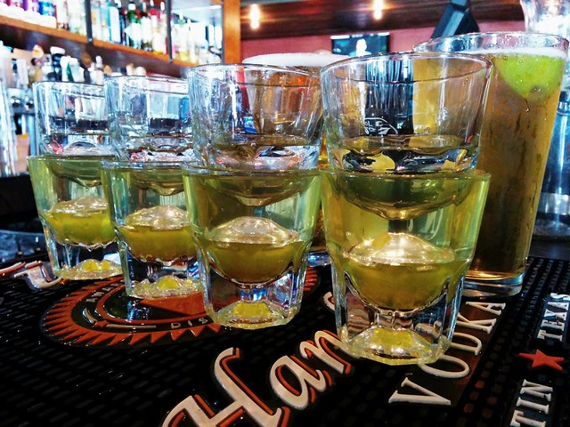 Pickle shots.