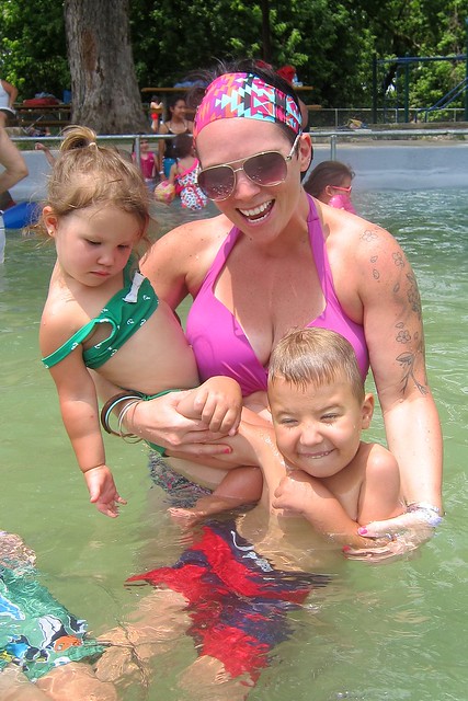 Playing at Landa Park