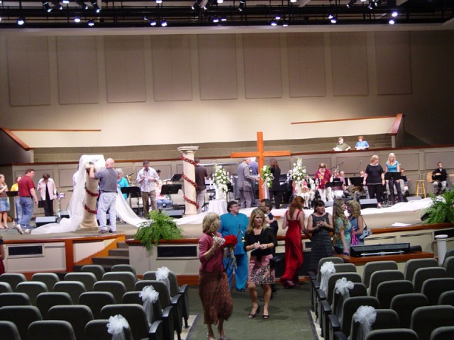 Wedding Teardown and pit