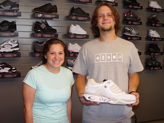 Texas - maddie and I (with Shaq's Heelys)