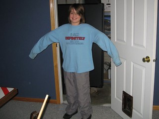 The "push out as hard as you can for 1 minute, step out from the door, relax your arms, and they ...