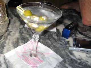 Drinks - tanq 10. up. bleu cheese olives.