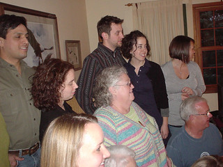 Getting ready for the family pic!