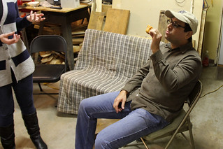 Snackin on a fried Twinkie