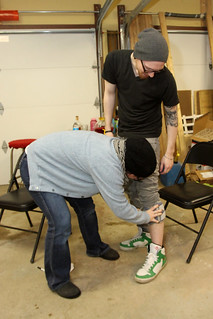 MS - Trying out Kari's bionic leg