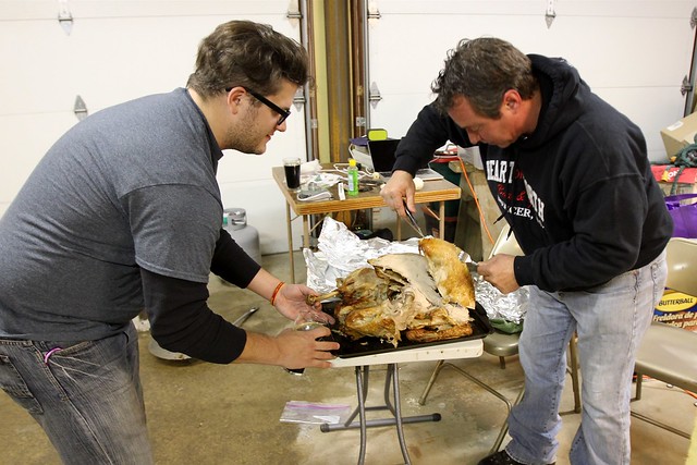 Just havin a little 21 pound turkey the day after thanksgiving