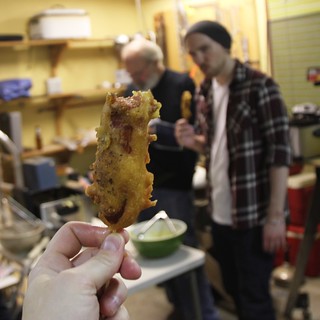 Homemade corndogs