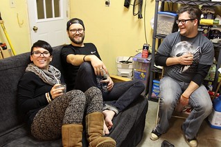 Derek Brooks and Kari Brooks - Garage chillin