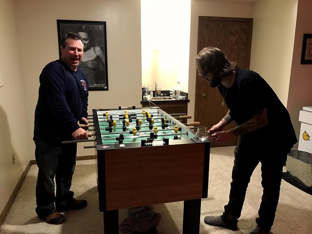 I won the first 2 games. He came back to win the best of 5.