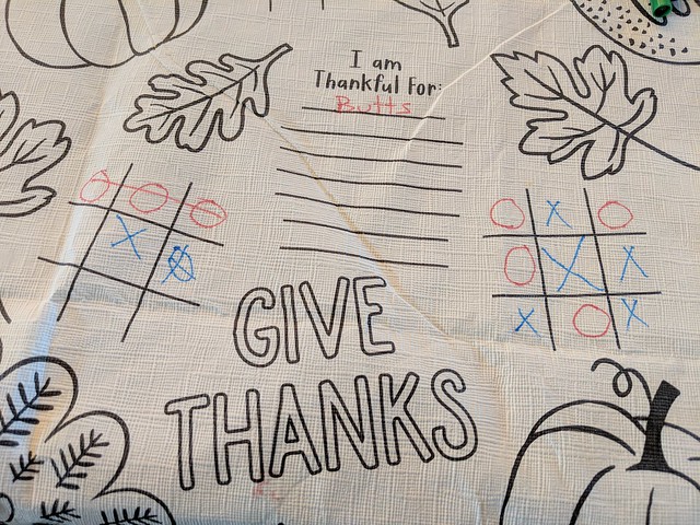 Thanksgiving table cloth