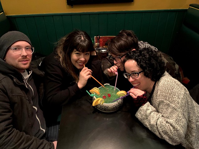 They left to pick up the pizza a bit early...