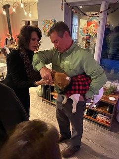 Jaxon refuses to let go of a foosball