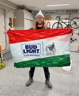 Craig brought me a flag to honor my heritage and favorite beer