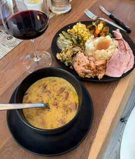 Food - With the squash soup