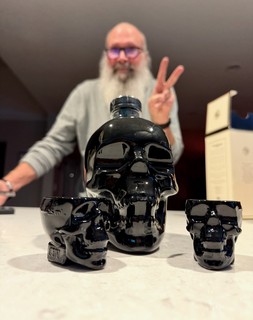 Tryin a sip of this agave crystal head before bed