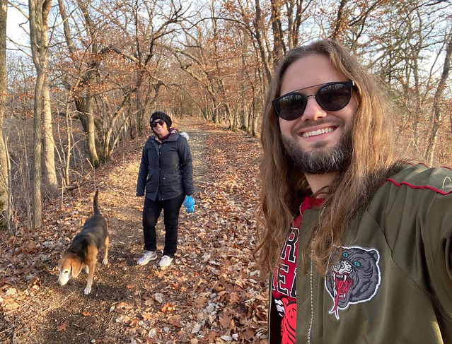 A little hike at Pammel Park