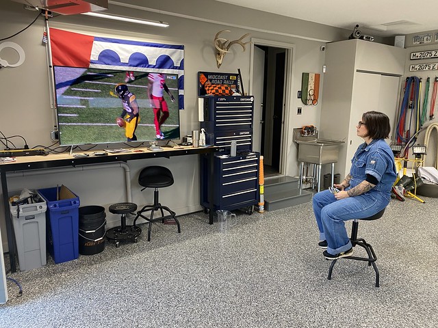 Garage football stuff