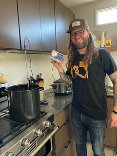 Homebrew - My buddy gave me this lab thermometer. I will pay him with beer.