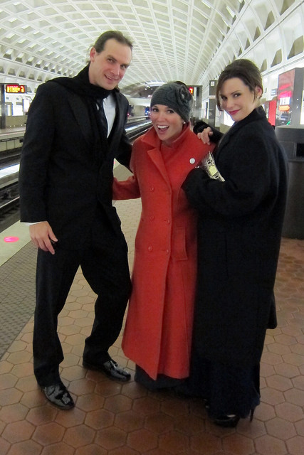 Heading home from the Inaugural Ball