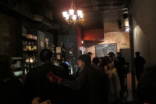 Having a drink at A&D