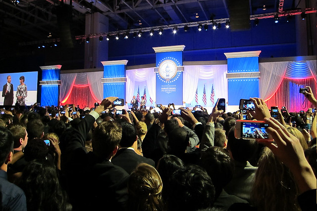 Watching the first couple speak