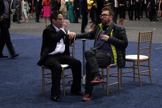 Ryan and Harper having a chat