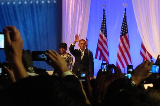 A wave from the president