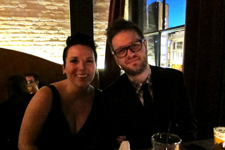 Grabbing a pre-ball snack at Churchkey