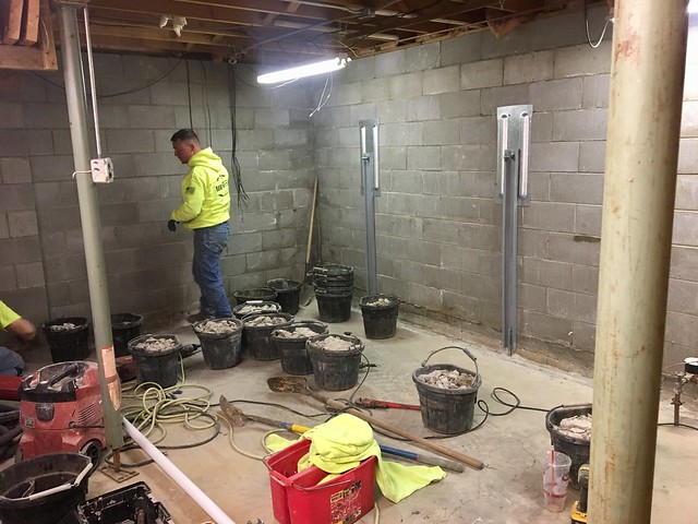 There's 5+ guys goin to town on this foundation now