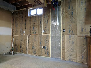 Finished framing and insulating the shop