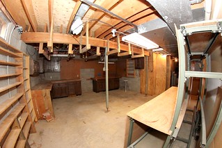 The basement workshop will be cleaned up a bit... but will likely remain a workshop.
