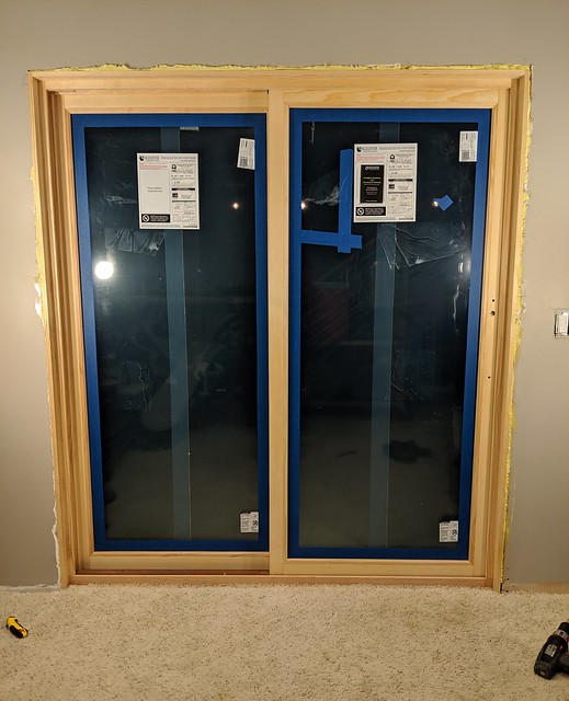 New rec room door: installed