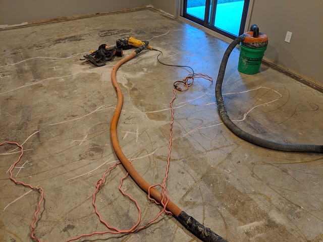 Getting the high spots ground down