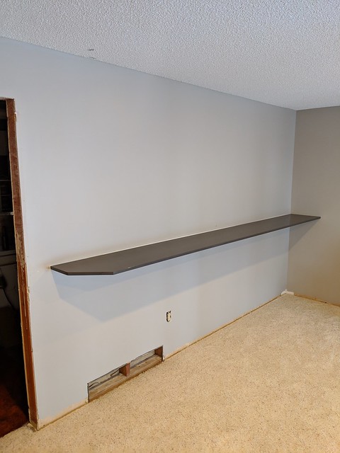 Floating bar installed