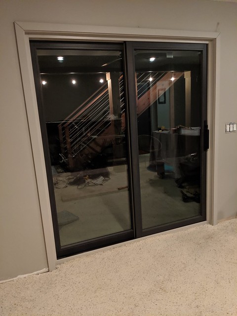 Finished sliding door