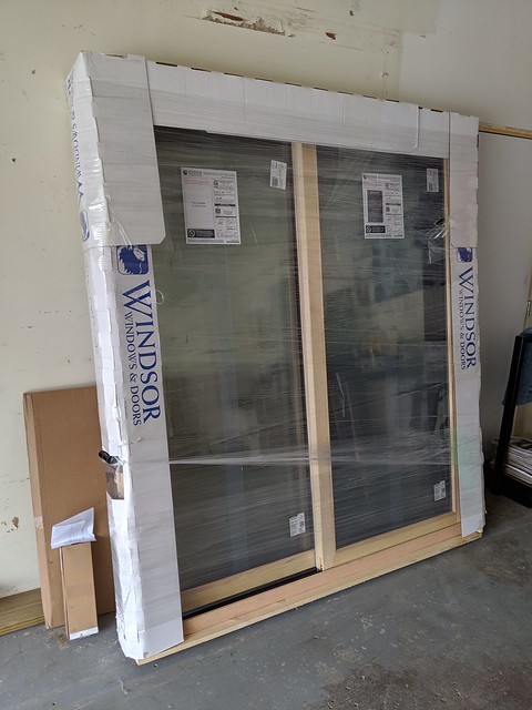 New rec-room sliding door has arrived