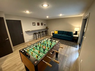 New sofa, bar, barstools, etc