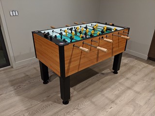 Foosball table back in