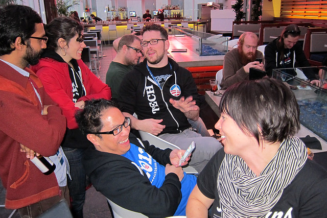 Relaxing on the Wit rooftop