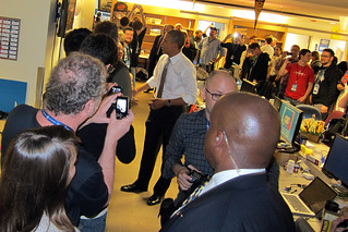 Politics - The president individually thanking everyone