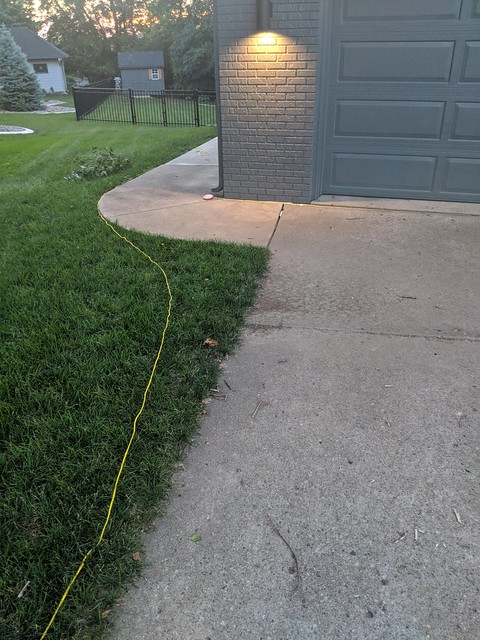 Idea for a matching curve to get to the side yard