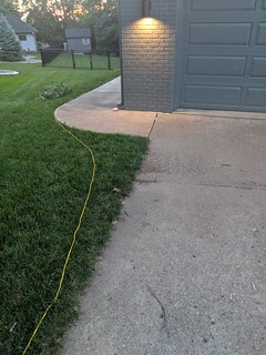 Idea for a matching curve to get to the side yard