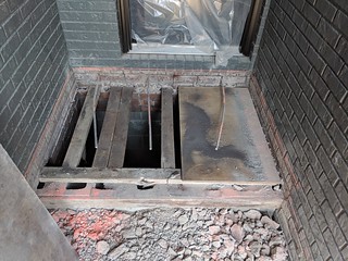 I was surprised to find a full height, hidden room/cavity under my stoop