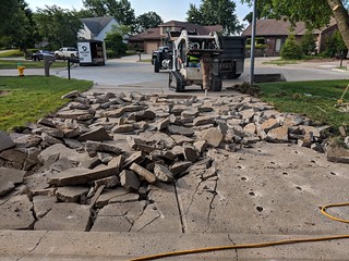 Jackhammering that driveway