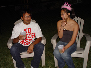 Mira stopped by during her bachelorette party