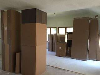 Cabinets have arrived!