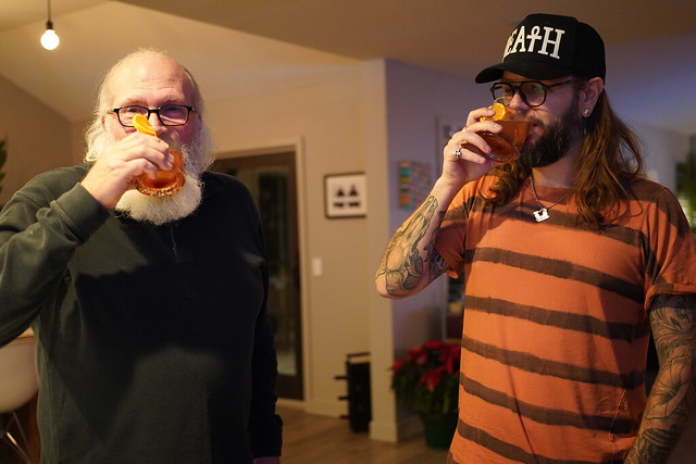 A proper old-fashioned to end the night of the fairly tame blowout