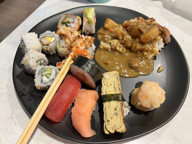 With some katsu curry