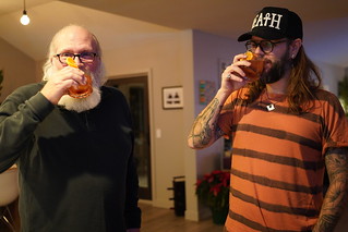 Drinks - A proper old-fashioned to end the night of the fairly tame blowout