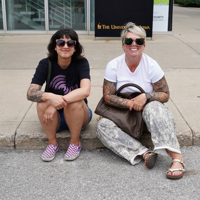 Relaxin after a walk around art fest